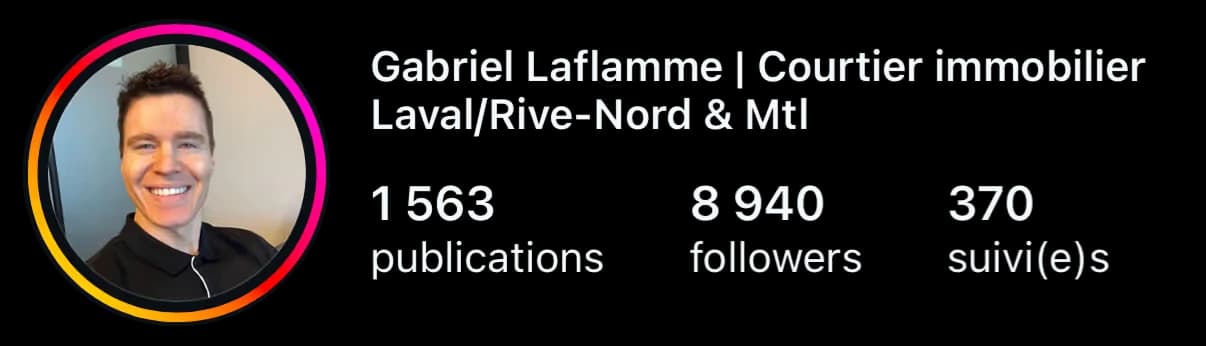 Gabriel Laflamme sur Instagram : 1 563 publications, 8 940 followers, 370 suivi(e)s